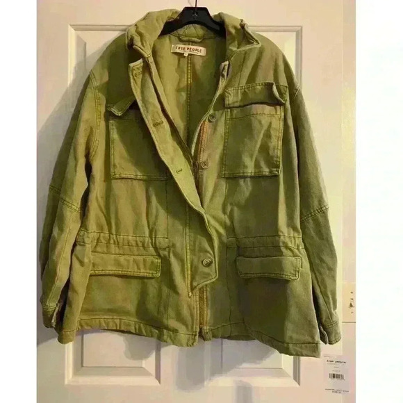 🆕 FREE PEOPLE Army Jacket - Picture 2 of 4